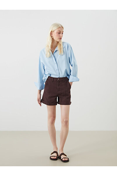 LC Waikiki Vizyon New Season Standard Fit Women's Jean Shorts