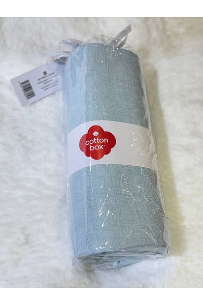 Cotton Box طقم ملاءات مطاطية من القطن بمقاس كينج مقاس 180 × 200 + 28 سم