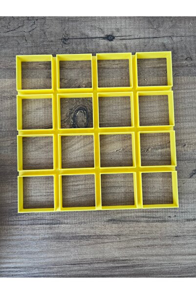 KSTECH قالب/قطاعة بسكويت متعددة الأشكال المربعة