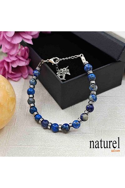 Naturel Tılsım Lapis Lazuli Natural Stone 6mm Bracelet