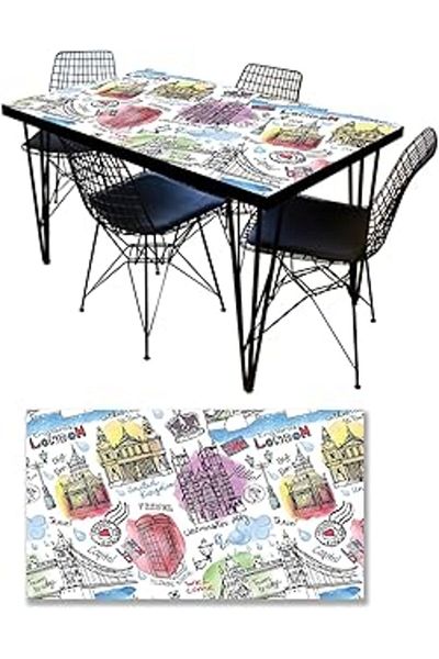 NETWORK ART Table Covering Foil Furniture Table Covering Foils London