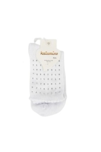 MBB ETİCARET Katamino Tellas Accessories. Girl's Socks K22219 Mixed Color (1 Piece)