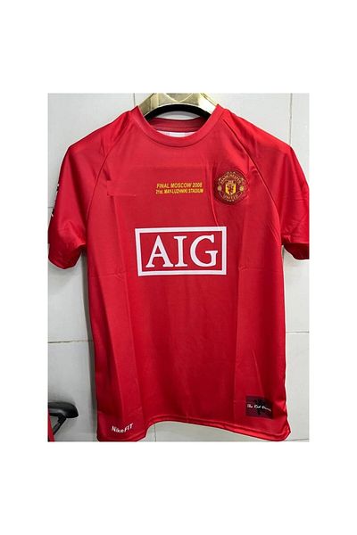 yenteks Ronaldo M.United 2008 Moscow Final Adult Jersey Retro