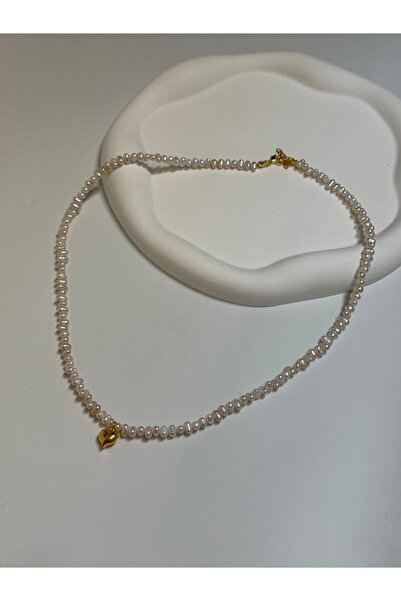 DURAN TAKI TASARIM Gerçek İnci Gümüş Kolye