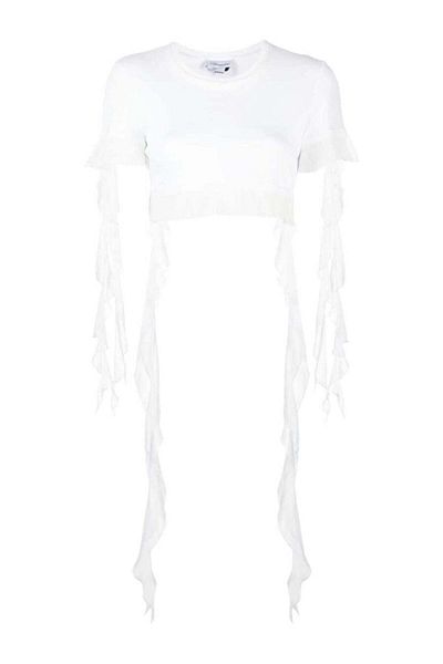 Blumarine Blumarine T-Shirt M/C C/Ruches Clothing
