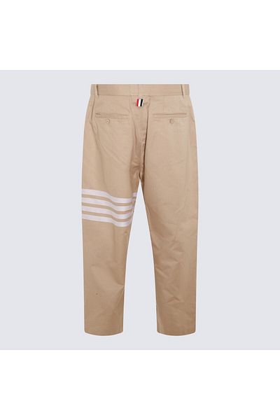 THOM BROWNE Thom Browne Camel Cotton Pants