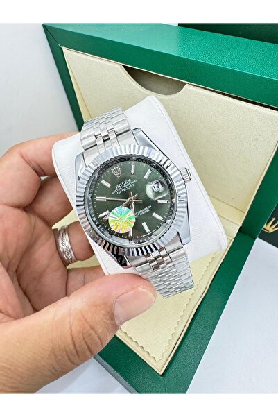 Rolex ساعة رجالية رولكس تاتي معا علبه وكيس