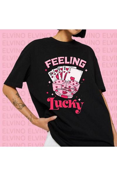 Elvino Trend Summer Design Printed Oversize Unisex Women/Men Crew Neck T-Shirt