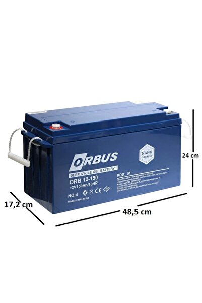 ORBUS 12v 150ah Jel Solar Jel