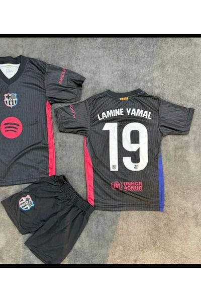 Atlas Global Barcelona Lamine Yamal Children's Jersey Set Set of 4 Socks + Bracelet Gift