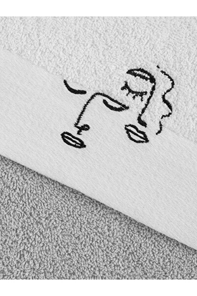 LC Waikiki Embroidered Hand Towel 2 Piece 30X50 cm (W3)