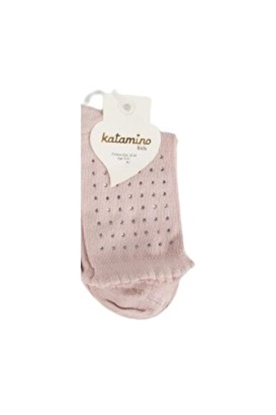 MBB ETİCARET Katamino Tellas Accessories. Girl's Socks K22219 Mixed Color (1 Piece)