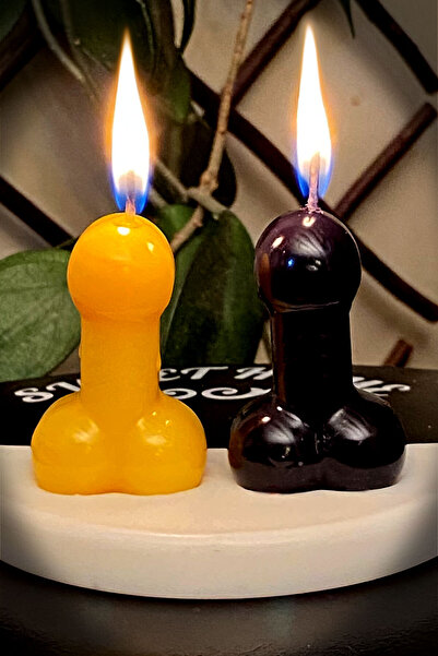 FANTASTİK SANAT ATÖLYESİ Pizza Kulesi Figürlü Altlıklı Mum Seti – Egzotik Kok...