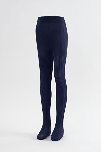 Katia&Bony Детски чорапогащник с шарки, тъмносин