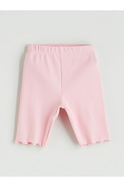 LC Waikiki New Season Printed Girl's Short Leggings 2-Piece