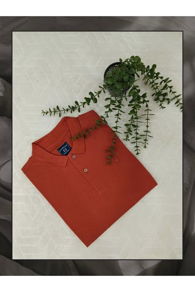 LUSSOLİFE Men's Collar T-Shirt