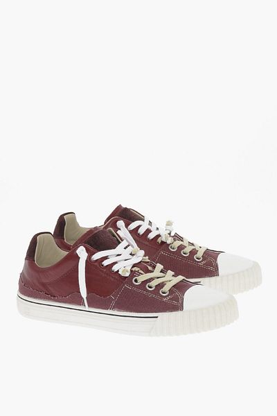 Maison Margiela Teniși Mm22 din piele și material textil New Evolution Low Top