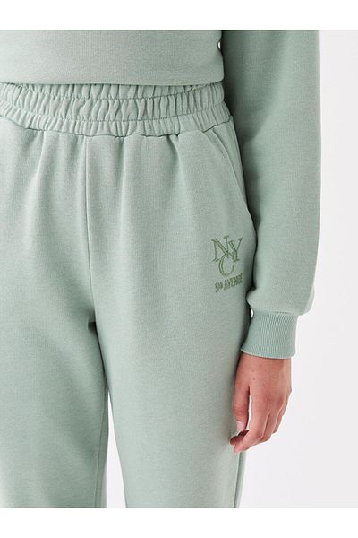LC Waikiki Дамски дебели спортни панталони с бродирана еластична талия (W3)