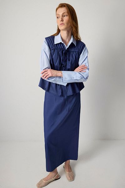 Touché Privé Büzgü Detailed Vest