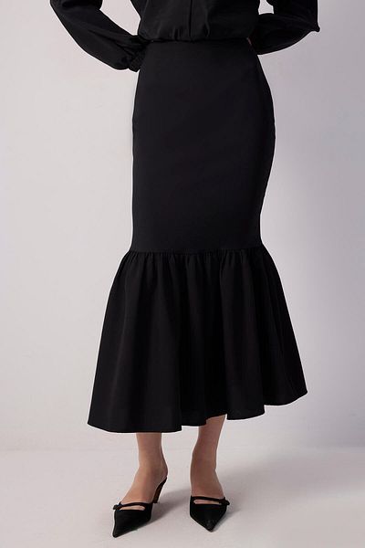 Touché Privé Tight Crepe Skirt