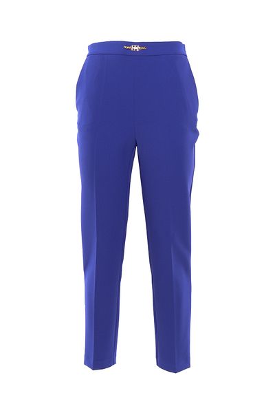 Elisabetta Franchi Pantaloni drepți albaștri