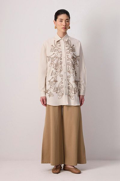 Touché Privé BEAD EMBROIDERED SHIRT