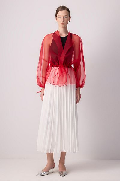 Touché Privé Biye Detail Organza Jacket