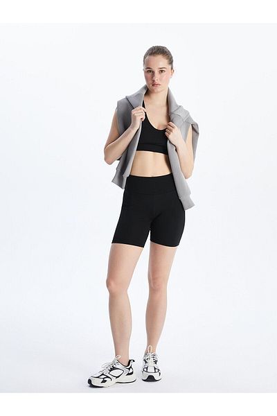 LC Waikiki Pantaloni scurți sport pentru femei, cu talie elastică