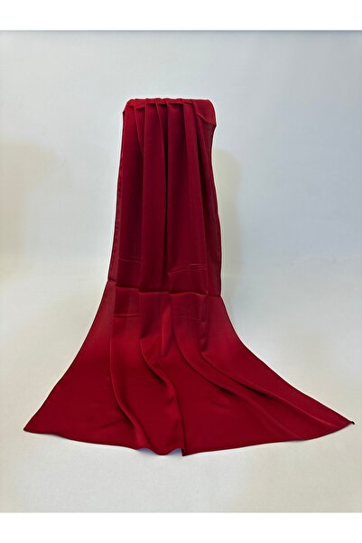 CARLİNA Dubai Kobe Saten Kırmızı Şal