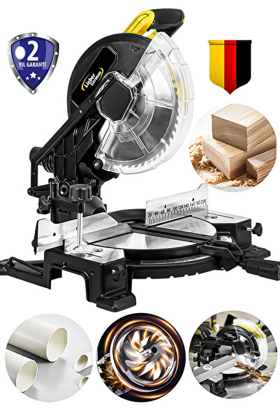 Lieber German Maxstar Serii 1500 Watt Bakır Sargılı 255 mm 90° Açılı Gönye Ah...