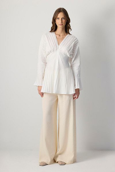 Touché Privé Ribbed Zippered Tunic