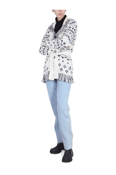 Mother Cardigan The Belted Short