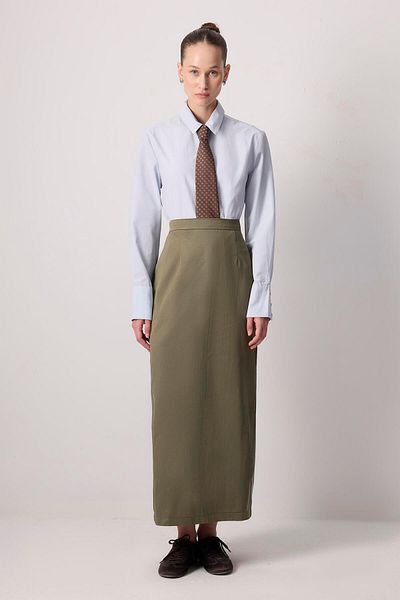 Touché Privé PENCIL SKIRT WITH SPLIT DETAILED