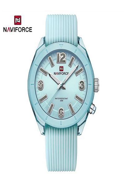 Naviforce Naviforce is an attractive watch with multiple shapes and a silicone strap. Shine on your wrist and attract those around you.