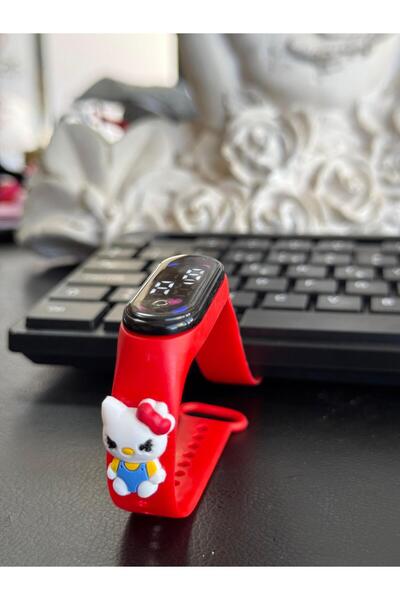 Newon Figürlü Dijital Led Çocuk Saati Dokunmatik Ekranlı Su Geçirmez