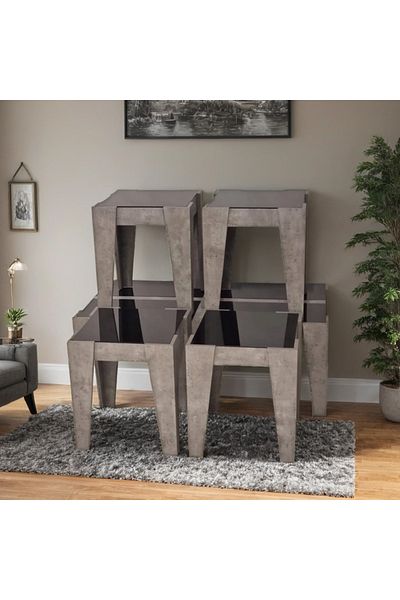 Ch 5-piece tea table set