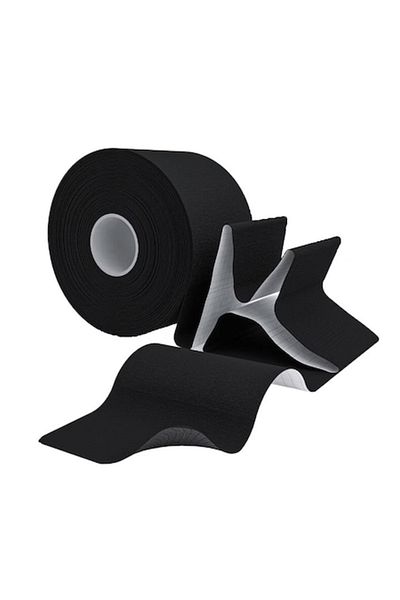 Urban Trends Banda Elastica Kinesiologica, Impermeabila, Fara Latex, 5 cm x 5 m, Negru