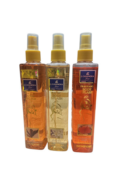 Casanova مجموعة معطر جسم كازانوفا فراولة + ياسمين + عود 235 مل ثلاث قطع منوعة