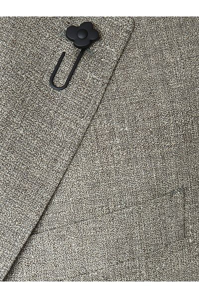 LARDINI Gray single-breasted blazer