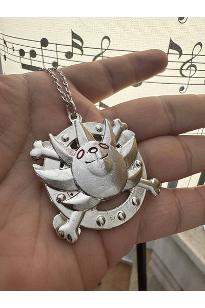 Herşey Nota One Piece Luffy Zoro Thousand Sunny Logo Necklace |   Anime Pirate Unisex Jewelry Product Description: