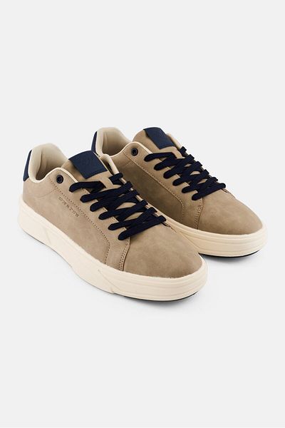 English Laundry Men Lace Up Casual Shoes, Taupe