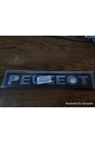 restinal PEUGEOT 306/307/407 BAGAJ YAZISI 2001 VE SONRASI YILLAR UYUMLU Pejo ...