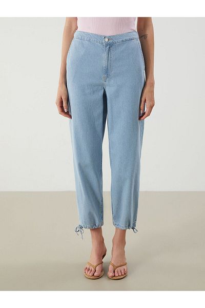 LC Waikiki Γυναικείο Jean Παντελόνι με ελαστική μέση Jogger