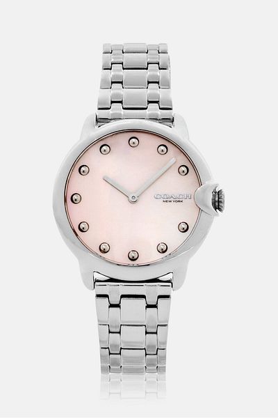 Coach Women TD2714 Stainless Steel Analog Watch, Silver