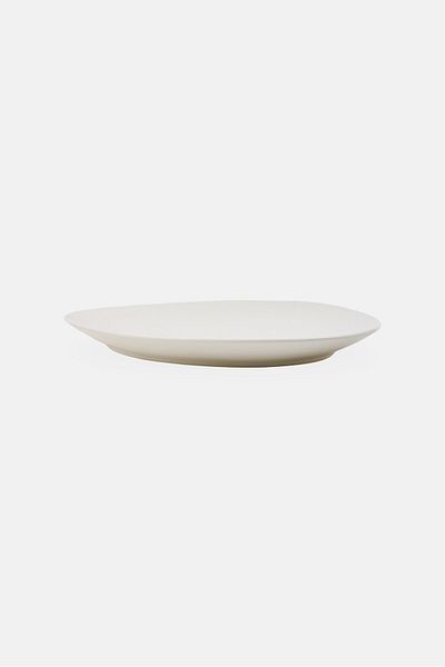 Maser Ceramic Flat Plate, Off White