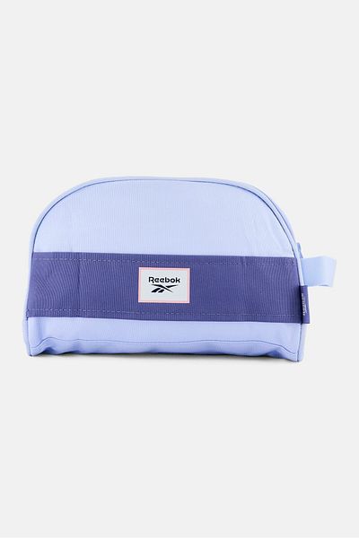 Reebok Men Brand Logo Wash Bag, Light Blue