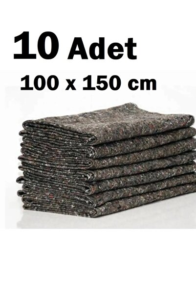 Voho Tekstil Nakliye, Ambalaj Battaniyesi Şantiye 100x150cm Mobilya Sarma Taşıma - Kedi Kopek Battaniyesi 10 adet