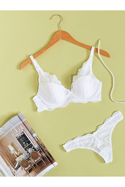 LC Waikiki Yeni Sezon Balenli Dolgusuz Dantelli Tisort Sutyen - S5G216Z8