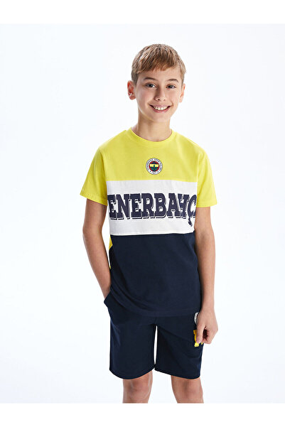 LC Waikiki Νέα σεζόν Ανδρικό μπλουζάκι με στάμπα Fenerbahce με λαιμόκοψη ποδη...