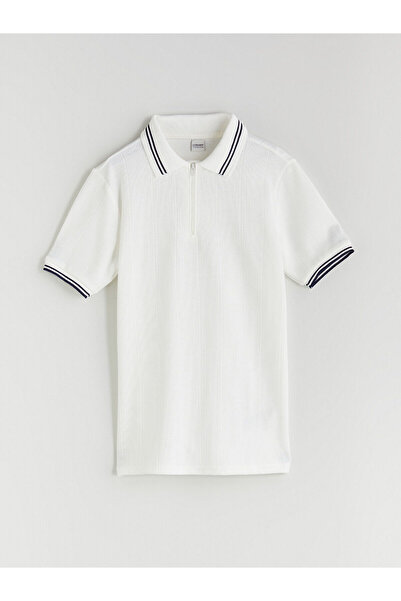 LC Waikiki Νέα σεζόν Polo Neck Boy's Tisort - S5QU05Z4